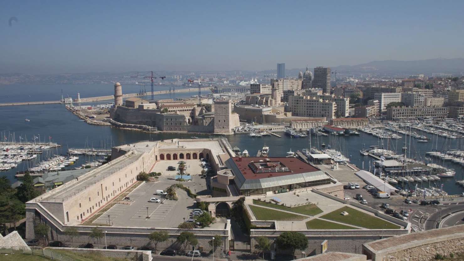 Fort Ganteaume vue aérienne